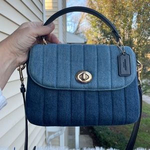 Coach Denim Purse- Crossbody or handle